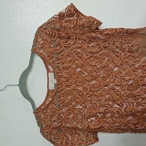 Loft lace top 🤎